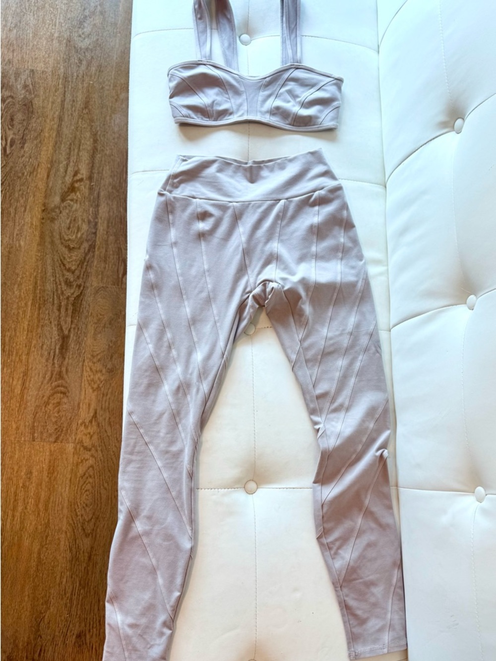 ALO Yoga Alosoft Sunray Set - Grey Sky Wash
